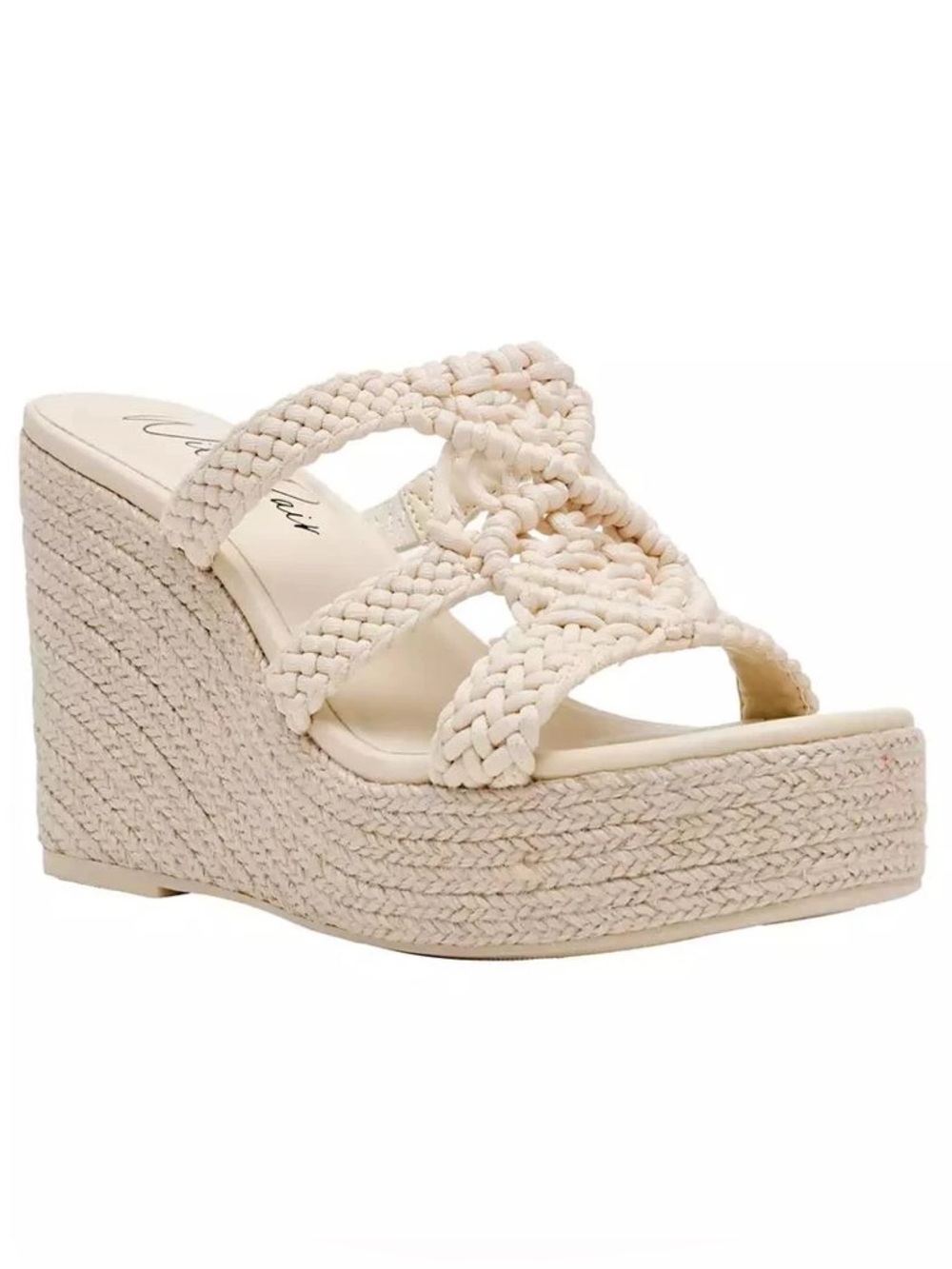 Wild Pair Cally Wedge Sandals 8.5